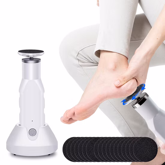 650 Rpm Rechargeable Electric Foot Scrubber Callus Remover